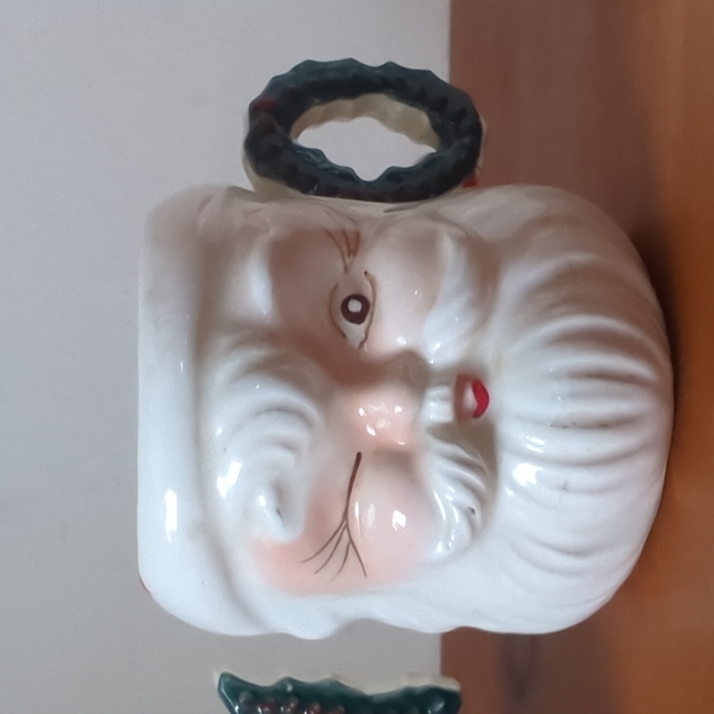 Vintage Small winking NOEL Santa Mug Set Made In Japan - Picture 4 of 17